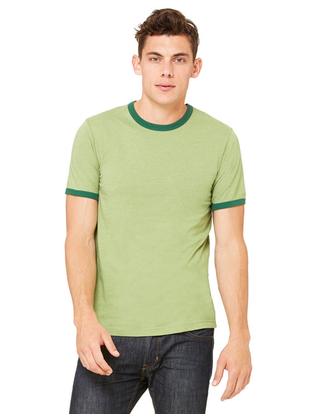 Green sales ringer tee