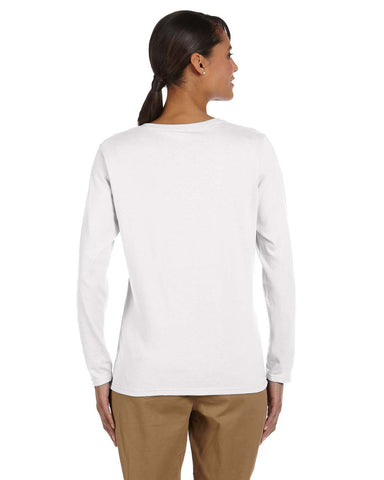 Gildan Ladies Heavy Cotton Long Sleeve T-shirt