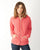 Ladies Eco-Mock Twist Adrian Hooded Full-Zip Sweatshirt