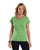 Ladies Fine Jersey V-neck T-shirt