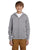 Jerzees Youth NuBlend Full-Zip Hooded Sweatshirt
