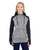 Ladies Clockblock Cosmic Fleece Hooded Pullover Sweatshirt