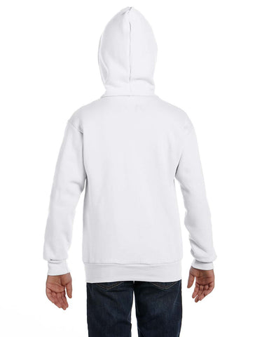 Hanes Youth EcoSmart Full-Zip Hooded Sweatshirt